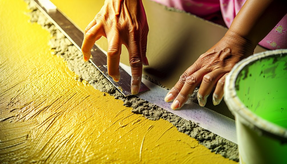 reinforce cement board joints